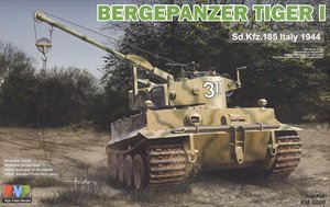 Rye field 1/35 scale model RM5008 Sd.Kfz.185 Tiger Armored Rescue Vehicle Italy 1944 Bergepanzer Tiger I