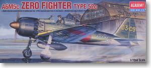 ACADEMY 2176/12493 A6M5c Mitsubishi Zero carrier fighter fifty-two type