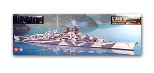 TAMIYA 78015 World War II German Navy Bismarck "Tilpitz" battleship