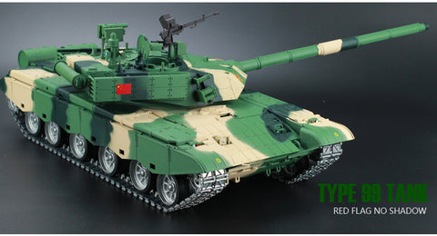 HengLong China Army ZTZ 99A MBT 1/16 scale 2.4Ghz RC main battle tank Ultimate metal version With Smoke, Sound and BB Gun