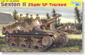1/35 scale model Dragon 6760 Church Division II 25 pound self-propelled howitzera