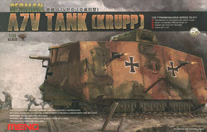 MENG TS-017 battle tanks German A7V assault Krupp type