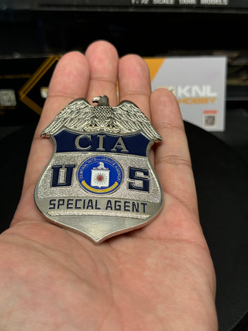 KNL Hobby U.S. CIA badge Collection Novelty Collectable US CIA Special Agent Badge  Military Gift. halloween christmas gift zinc Alloy material