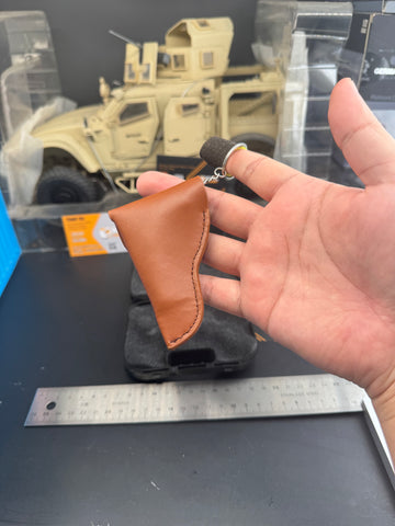 KNL HOBBY 1/3 Scale TT33 Style 54 style Pistol Keychain, Alloy Diecast plastic Model with holster, Mini Handgun Collectible Toy with Storage Case, Non-Firing