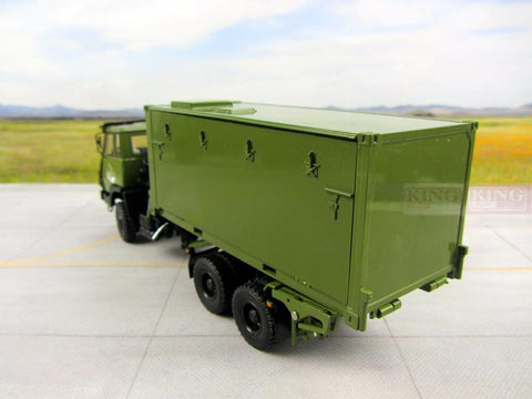 KNL Hobby Diecast Truck 1:43 scale Steyr Cooking Container truck for Chinese army Military Shan Xi Automobile PLA heavy Cooking truck
