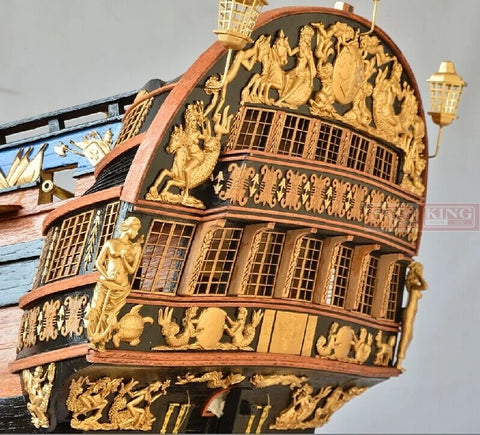 2014 version of Peter the Great's flagship ingermanland 1715l 1/50 scale sailing wood warship KNL Hobby