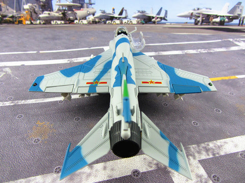 KNL Hobby diecast model 33cm annihilate 9 Eagle trainer model JL-/FTC-2000 model 1:48 military aircraft static alloy China airforce of CPLA