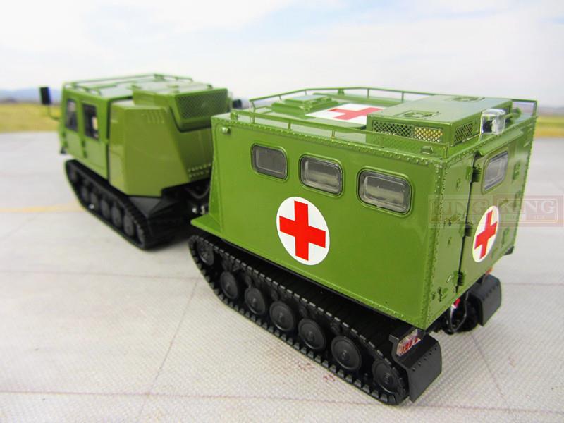 KNL Hobby Diecast Truck Chinese Army All-terrain tracked medical vehicles modular series alloy PLA 1:32