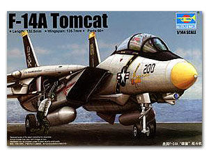 Trumpeter 1/144 scale model 03910 US Navy F-14A Tomcat Carrier Fighter