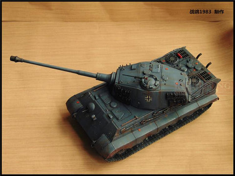 KNL HOBBY 1:16 HENG LONG remote control tank model Tiger 2RC foundry heavy coating of paint to do the old upgrade HengLong