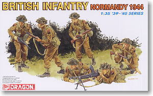 1/35 scale model Dragon 6212 British infantry Norman 1944