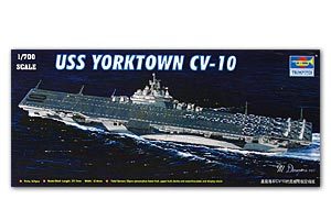 Trumpeter 1/700 scale model 05729 US Navy Essex Class CV-10 "York City" Carrier Ship