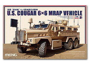 MENG SS-005 U.S. "Cougar" 6x6 MRAP (MRAP) armored vehicles 1/35 scale model