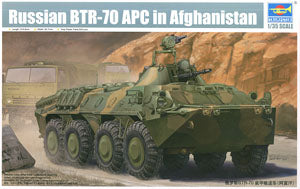 Trumpeter 1/35 scale model 01593 Soviet BTR-70 wheeled armored truck"Afghanistan"