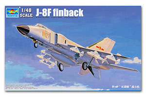 Trumpeter 1/48 scale model 02847 China Air Force J-8F (J-8F) long whale fighter