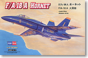 Hobby Boss 1/72 scale aircraft models 80268 F / A-18A Hornet carrier-based combat attack aircrafts "blue angel" Hornet