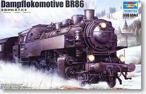 Trumpeter 1/35 scale model 00217 Germany Bavarian BR86 steam locomotive