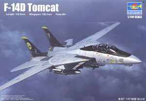 Trumpeter 1/144 scale model 03919 F-14D Tomcat Carrier Fighter