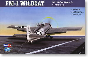 Hobby Boss 1/48 scale aircraft models 80329 FM-1 wildcat carrier fighter