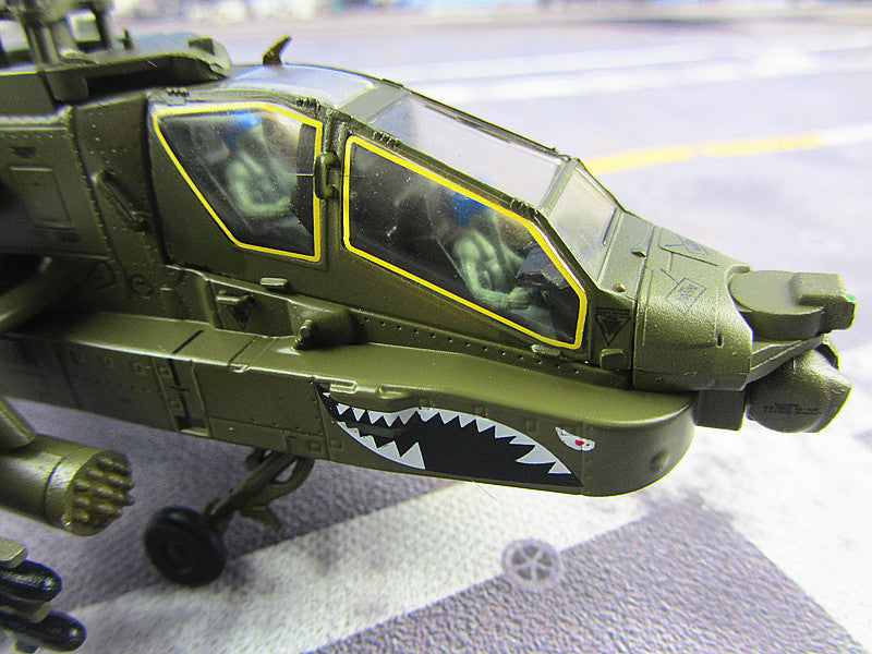 KNL Hobby diecast model The Apache helicopter model AH-64D high simulation of static finished aircraft 1:72 US Army