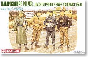 1/35 scale model Dragon 6088 Papu battle group [Joachim Piper and officer group Arden 1944]