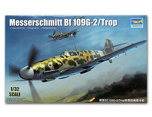 Trumpeter 1/32 scale model 02295 Messers Mitter Bf109G-2 Fighter Tropical *