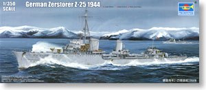 Trumpeter 1/350 scale model 05321 German Navy Z - Class "Z - 25" Destroyer 1944