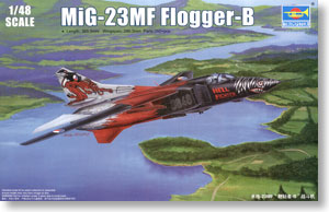 Trumpeter 1/48 scale model 02854 MiG-23MF whip B fighter