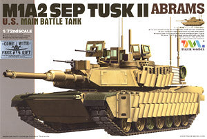 Tiger Model 1/72 scale 9601 M1A2 SEP TUSK II & ldquo; Abrams & rdquo;