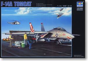 Trumpeter 1/32 scale model 03201 F-14A Tomcat Carrier Fighter *