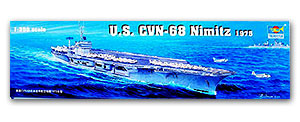 Trumpeter 1/350 scale model 05605 CVN-68 Nimitz nuclear-powered aircraft carriera