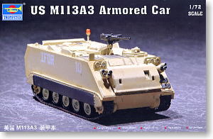 Trumpeter 1/72 scale model 07240 United States M113A3 tracked armored vehicle
