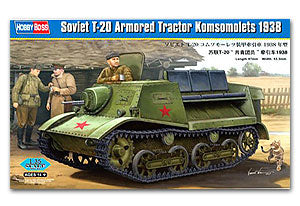 Hobby Boss 1/35 scale tank models 83847 Soviet T-20 " Communist Youth League & Tractor 1938