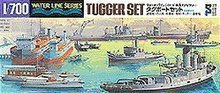 TAMIYA 1/700 scale model 31509 Japanese harbour tug group