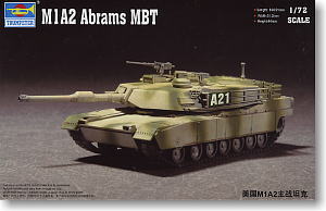 Trumpeter 1/72 scale tank models 07279 M1A2 "Abrams" main battle tank