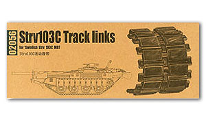 Trumpeter 1/35 scale model 02056 Strv103C chariot late track with movable link
