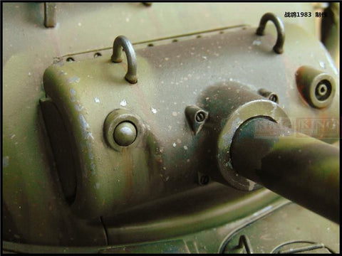 KNL HOBBY HengLong, 1 / 16RC Remote Sherman Tank model rage OEM coating of paint to do the old