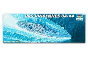 Trumpeter 1/700 scale model 05749 New Orleans CA-44 "Vincent" heavy cruiser