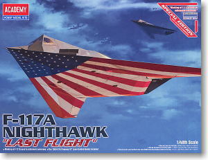 ACADEMY 12219 F-117A Nighthawk light Bomber "Last Flight"