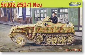 1/35 scale model Dragon 6427 Sd.Kfz.250 / 1 Neu Light semi-track armored vehicle