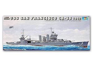 Trumpeter 1/350 scale model 05309 New Orleans CA-38 "San Francisco" heavy cruiser