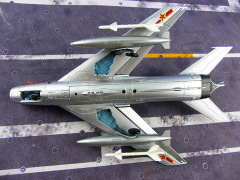 KNL Hobby diecast model Airforce fighter aircraft MiG-19 China model J6 fighter model 1:48