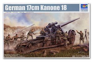 Trumpeter 1/35 scale model 02313 Germany 17CM Kannon type 18