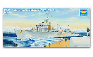 Trumpeter 1/700 scale model 05787 German Navy Z-class "Z-25" destroyer