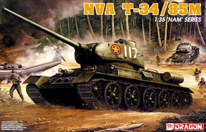 1/35 scale model Dragon 3318 North Vietnam T-34 / 85M medium chariot "Vietnam battlefield" rdquo;