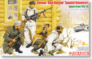 1/35 scale model Dragon 6674 German Spanish Volunteer (Blue Division) Soldiers East 1942-43