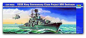 Trumpeter 1/350 scale model 04514 Russian Navy Modern Level I (956) missile destroyer