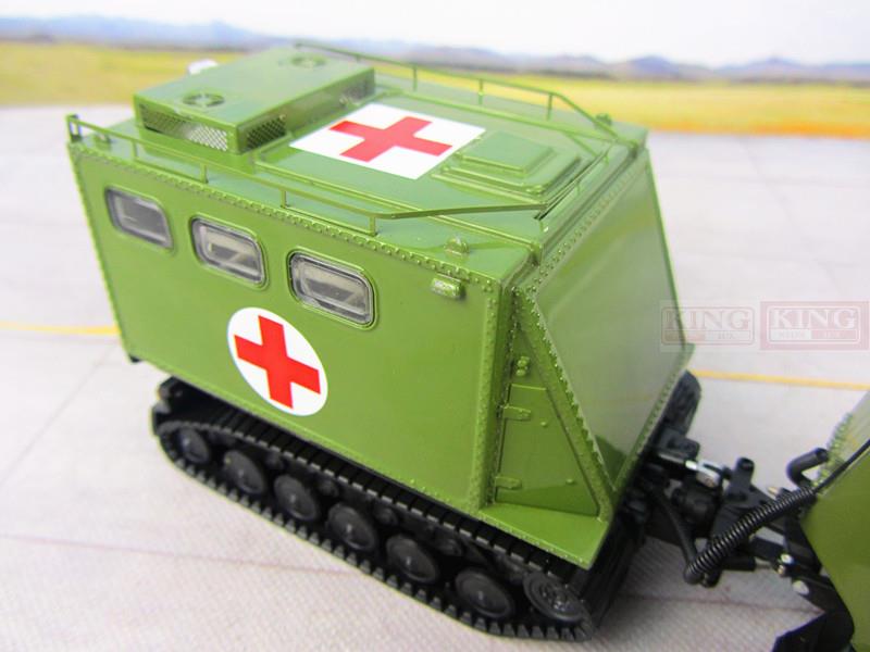 KNL Hobby Diecast Truck Chinese Army All-terrain tracked medical vehicles modular series alloy PLA 1:32