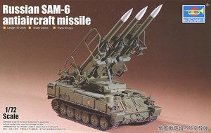 Trumpeter 1/72 scale tank models 07109 Soviet Army SAM-6 Surface-to-air