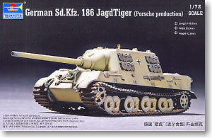 Trumpeter 1/72 scale model 07273 6 heavy deportation chariot"hunting tiger" P type